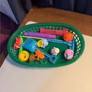 Colorful sugar glider Toy Basket Set
